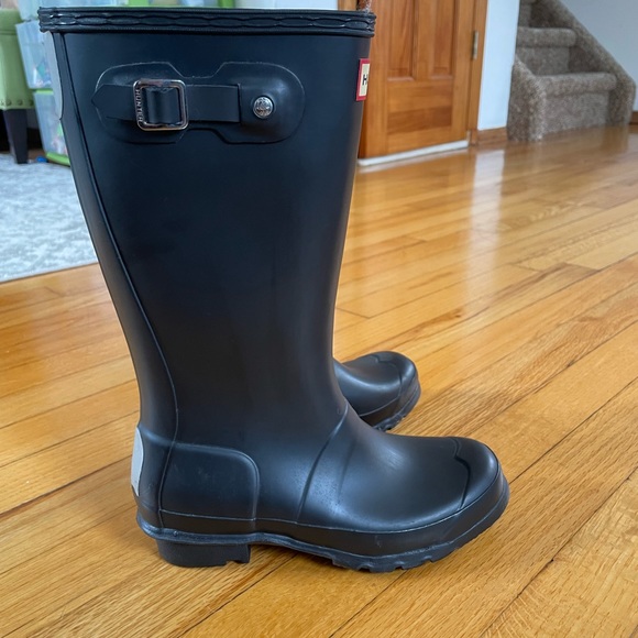 Hunter Original Kids Wellington Boots black Size 4 girls and 3 boys - Picture 5 of 9
